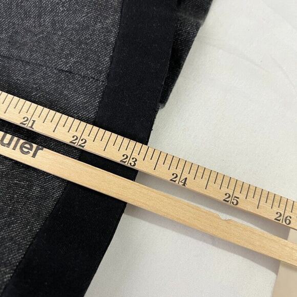 Cartonnier Gray Black Tuxedo Peplum Ruffle Long Sleeve Blazer Jacket Sz 10 Women - Picture 11 of 11